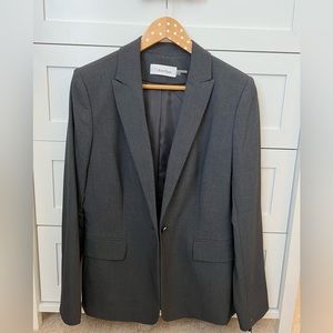 Calvin Klein Gray Blazer NWT